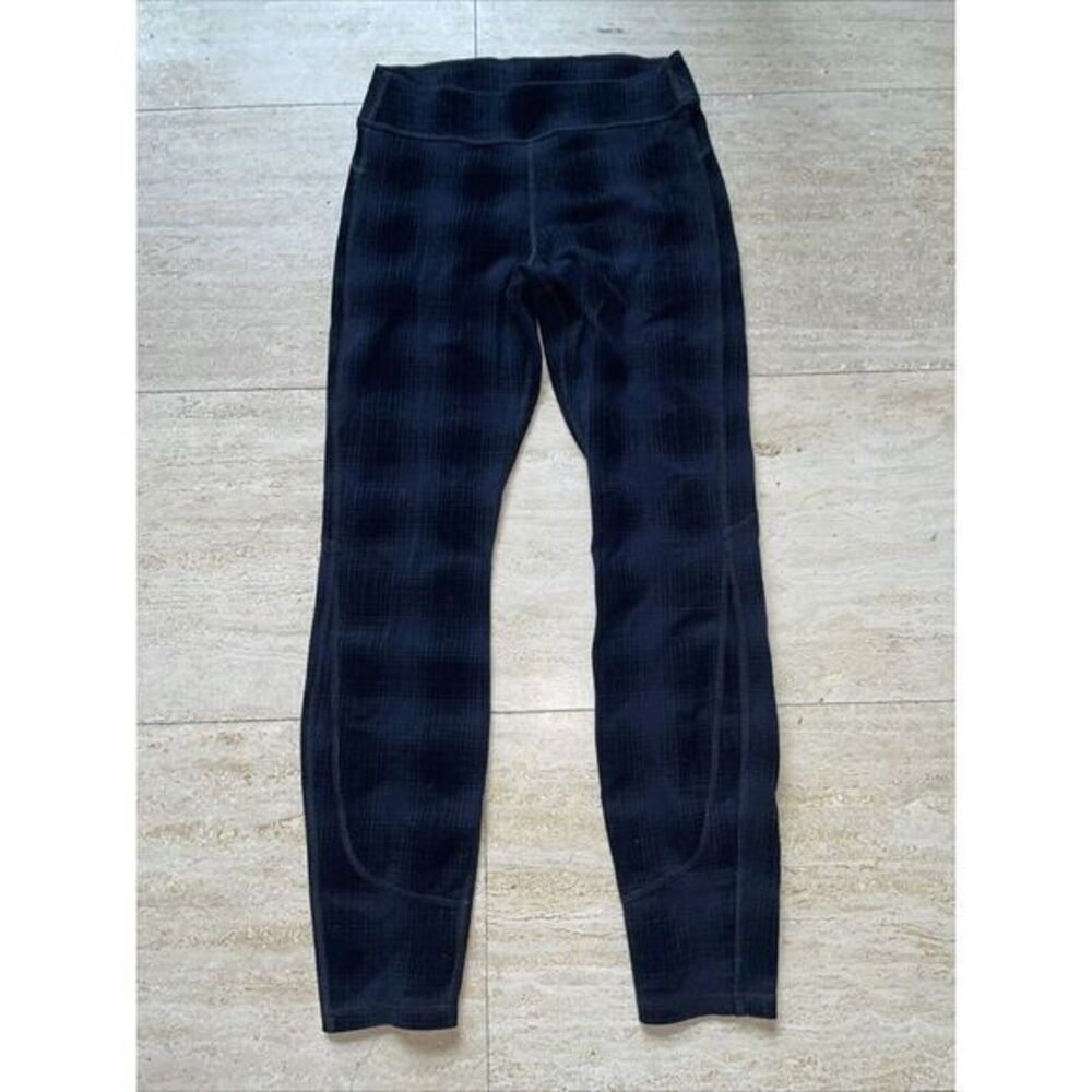 Joe's Jeans Plaid Velvet Leggings Size S‎ Black